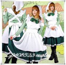 Axis Powers cos anime man woman cosplay  High-quality  fashion maid costume full set Shirt + skirt + apron + bow tie + headscarf 2024 - buy cheap