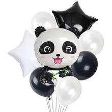 Balão de alumínio panda gigante, balão fofo, animal, folha de alumínio, floresta, festa de aniversário, decoração, globos, chá de bebê, presente de dia das crianças 2024 - compre barato