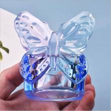 Molde de resina decorativo transparente de flor seca, artesanato faça você mesmo, caixa de armazenamento de borboleta, moldes de resina epóxi para joias 2024 - compre barato