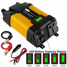 6000W Peaks Power 12V DC TO 110V 220V AC Car Power Inverter Solar Converter 2024 - buy cheap