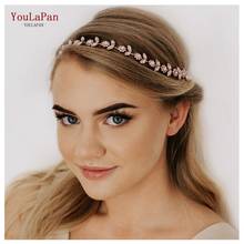 TOPQUEEN HP309 Wedding Head Piece Bridal Hair Accessories Silver Diamond Bridal Headbands Sparkling Bridal Tiaras and Crowns 2024 - buy cheap