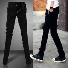 Wholesale 2020 Indoor Casual Denim students Cowboy black Skinny jeans men stretch boy teenagers pencil pants men 2024 - buy cheap