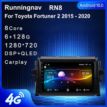 Fortuner/sw4/discret-sistema multimídia estéreo para carro, dvd player, android 10.1/9/8.1, gps de navegação, rádio 2024 - compre barato