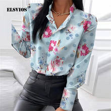 Women Stand-up Collar Summer Blouse Casual Stripe Butterfly Flowers Printed Top Spring Elegant Ladies Office Formal Wear Blouses 2024 - buy cheap