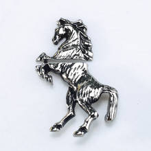 Emblema de metal padrão cavalo clássico diy, emblema de metal para zp isqueiro de querosene, roda de moagem, decoração, acessório, crachá de metal 2024 - compre barato