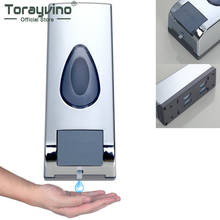 Torayvino POP New Soap Dispenser ABS Wall Mounted Sanitizer Dispenser For Kitchen Bathroom Bottle Box Shampoo Dispenser 2024 - buy cheap