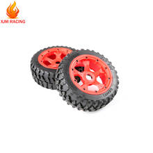 Gravel Tire Front or Rear Wheel Tyre Assembly with Nylon Hub for 1/5 Hpi Rovan KM MCD GTBRACING Baja 5B Ss Truck Rc Car Parts 2024 - buy cheap