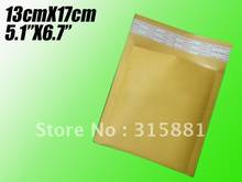 Kraft Bubble Mailers Padded Envelopes Bags 5.1"X6.7"  13cmX17cm 100PCS/LOT 2024 - купить недорого