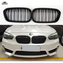 Front air intake grilles For BMW 1 Series 118i 120i M140i F20 F21 2015 - 2019 glossy Black ABS Kidney Grille Front Bumper Grill 2024 - buy cheap