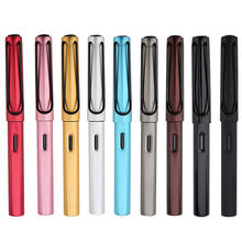 2021 New Arrival Hollow Out Clip Metal Fountain Pen 0.38mm 0.5mm Posture Correction Ink Pens Stationery School Office Supplies 2024 - buy cheap