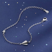 Trendy Jewelry Friendship Female Adjustable Chain Braclet Paper Airplane Star    Beautiful Bracelets For Women 2024 - buy cheap