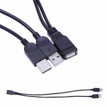 USB 2.0 Type A 1 Female To 2 Male Y-Splitter Data Sync Charging Extension Cable Dropship 2024 - buy cheap