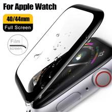Soft Glass 3D Curved Full Coverage Screen Protector Flexible Film for Apple Watch Series 6 5 4 SE iWatch 40mm 44mm 2024 - buy cheap