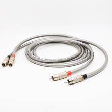Аудиокабели Audiocrast AN-Vx, однотонные, серебристые, 99.99% RCA, Соединительный аудио кабель 2024 - купить недорого