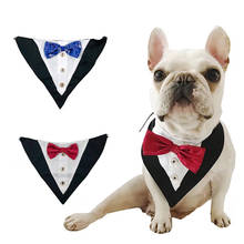 Adjustable Pet Dog Bandanas Gentleman Scarf Bow Tie Collar Bowknot Bowtie Wedding Suit Decoration Puppy Grooming Accessories 2024 - buy cheap