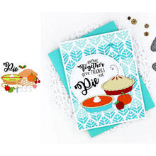 Delicious Food Meal Pie Cake Fruit Candle Cream Pumpkin Metal Cutting Dies Scrapbooking Album Paper DIY Cards Crafts New 2019 2024 - buy cheap