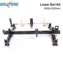 Will Feng 1600x1200mm DIY Mechanical Component Parts Linear Guide Rail Kit Assemble CNC 1612 Co2 Laser Engraving Cutter Machine 2024 - buy cheap