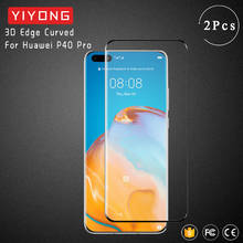 YIYONG 3D Edge Curved Glass For Huawei P40 Pro Plus + Tempered Glass Screen Protector For Huawei Mate 40 30 Pro 20 P30 Pro Glass 2024 - buy cheap