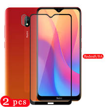 2Pcs capa para xiaomi redmi note 9s 8 8t 7 6 pro temperado película protetora de vidro redmi 8A 7A 6A telefone protetor de tela de smartphones 2024 - compre barato