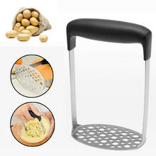 Machacador de patatas trituradas de acero inoxidable, pelador, máquina para hacer patatas dulces, utensilios de cocina para frutas y verduras 2024 - compra barato