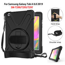 Case For samsung galaxy tab A 8.0 2019 SM-T290 SM-T295 T290 T295 T297 Cover Funda Shockproof Heavy Duty With Wrist Straps 2024 - buy cheap