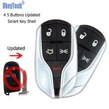 OkeyTech-carcasa de coche inteligente para Chrysler 300, Jeep, Dodge Charger y Challenger, Dart, Durango, 4 y 5, cubierta para botones 2024 - compra barato