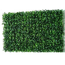 Искусственная зеленая трава квадратная пластиковая лужайка завод DIY Настенный декор растения 2024 - купить недорого