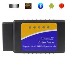 Scanner de diagnóstico automotivo obd2, elm327, bluetooth v1.5, elm 327 v, 1.5, obd 2 ii, elm-327, ferramenta de diagnóstico para android 2024 - compre barato