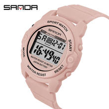Fashion 2022 Sanda Top Brand Masculino Watches Men Watch Electronic Digital Display Retro Style Clock Relogio Male Reloj Hombre 2024 - buy cheap