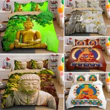 Boho Nature Buddha Queen Bedding Sets Meditation Duvet Cover 2/3pcs Bed Set Single Twin Double Quilt Covers With Pillowcase 2024 - buy cheap