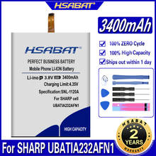 Аккумулятор высокой емкости HSABAT UBATIA232AFN1 3400 мАч для SHARP AQUOS 302SH 2024 - купить недорого