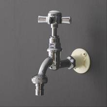 Antique Bronze Luxury Wall Mounted Total brass outdoor faucet bathroom double use washing machine tap faucet mixer Art Carved 2024 - buy cheap