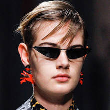 Женские солнцезащитные очки кошачий глаз, металлические солнцезащитные очки для женщин, Классические Модные Винтажные брендовые дизайнерские солнцезащитные очки кошачий глаз, солнцезащитные очки 2024 - купить недорого