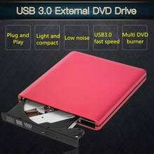 KuWFi External DVD Drive Optical Drive USB 3.0 CD DVD Burner CD-RW Writer Reader Recorder for Laptop Windows PC 2024 - buy cheap