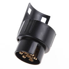 12V Plastic Trailer Adapter Connector 7 Pin To 13 Pin Caravan Electrical Converter Adaptor Towbar Towing Socket 2024 - buy cheap