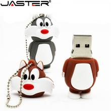 JASTER Cartoon pen drive Cat USB flash drive  USB stick usb 2.0 4GB 8GB 16GB 32GB 64GB memory Stick Pendrive U Disk 2024 - buy cheap