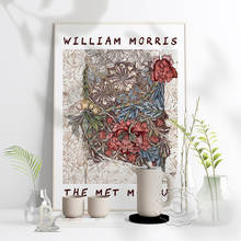 Nordic William Morris The Met Museum Exhibition Poster,  William Morris Floral Vintage Art Prints, Plant Pattern Home Wall Decor 2024 - buy cheap