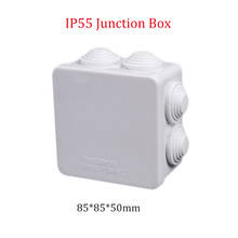 Caja de Control eléctrico impermeable IP55 de plástico ABS para exteriores/interiores, carcasa de Cable de conexión, caja de conexiones de Rama 2024 - compra barato