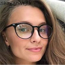 2022 Fashion Men Glasses Frame Women Black  Eyeglasses Frame Vintage Round Clear Lens Glasses Optical Spectacle Frame 2024 - buy cheap