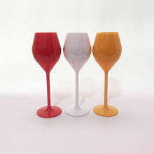 2 pieces Cocktail Champagne Car PC cocktail glass champagne glass goblet plastic glass red wine glass eco friendly acrylic cup 2024 - buy cheap
