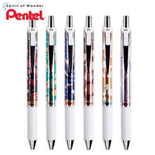 Pentel-Bolígrafo de Gel japonés de secado rápido, bolígrafo BLN75 de fuegos artificiales, suave, negro, prueba de estudiante, papelería de 0,5mm, 1 Uds. 2024 - compra barato