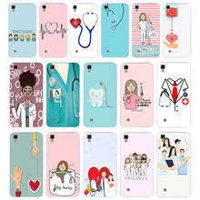022FG  Cartoon Medicine Nurse Doctor Dentist gift Soft Silicone Tpu Cover phone Case for LG X Power 2 K50 Q60 K10 Case 2024 - buy cheap