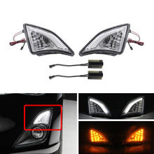 Luces Led intermitentes Canbus para coche Toyota, luces de posición y marcha, color ámbar, para esquina delantera, compatible con modelo GT86 FT86 Scion FR-S 2013 2024 - compra barato