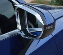 Автомобильный Стайлинг, хромированная дверь, рамки для зеркал заднего вида, декоративная отделка, полоски для Audi Q3 2019, автомобильные аксессуары 2024 - купить недорого