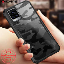 Rzants para vivo v19 v21 vivo v20 vivo v20 pro v20 se caso [besouro camuflagem] à prova de choque fino cristal claro capa funda embalagem 2024 - compre barato