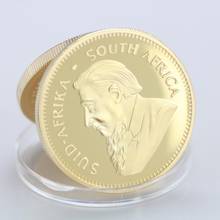 South Africa Saudi Africa Krugerrand 1OZ Gold Coin Paul Kruger Token Value Collectible Coins 2024 - buy cheap