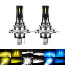 Lâmpadas led para farol de carro, novo, h4, h7, 6500 lm, 1860 k, 9005 chips, h1, h3, h11, h13, h27,, hb3, hb4, luz de neblina 2024 - compre barato