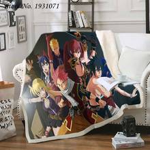Anime FAIRY TAIL 3D Printed Fleece Blanket for Beds Thick Quilt Fashion Bedspread Sherpa Throw Blanket Adults Kids 04 2024 - buy cheap