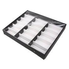 Sunglasses Organizer Display Case with Clear Cover for 18 Pairs Eyeglasses Dust Proof Exhibition Shop Display Holder 2024 - buy cheap