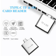 Ginsley Type C MICRO SD and SD card reader 2 in 1 for Mac Huawei Xiaomi LG Sony Tablets/phone 2024 - buy cheap